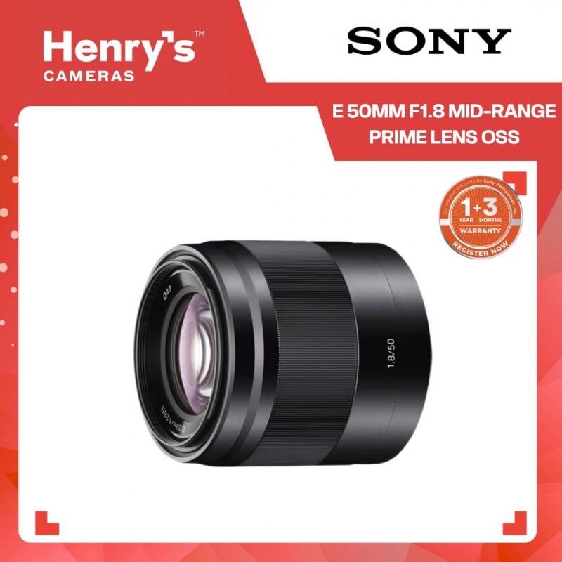 Sony E 50mm F/1.8 MID-RANGE PRIME LENS OSS